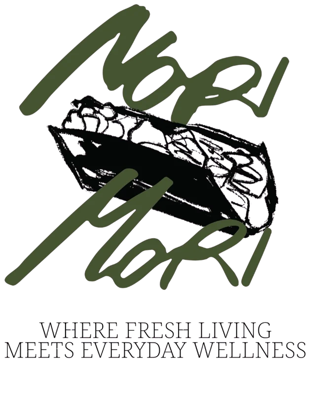 Nori Mori brush lettering with a hand-drawn hand roll
